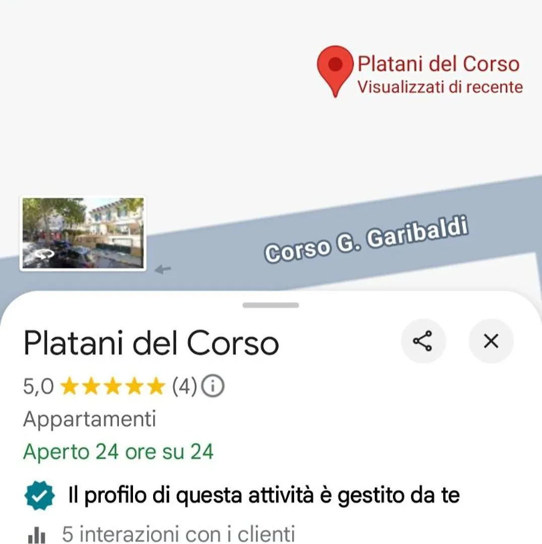 Platani Del Corso - Attico Con Parcheggio Privato Apartment Sanremo